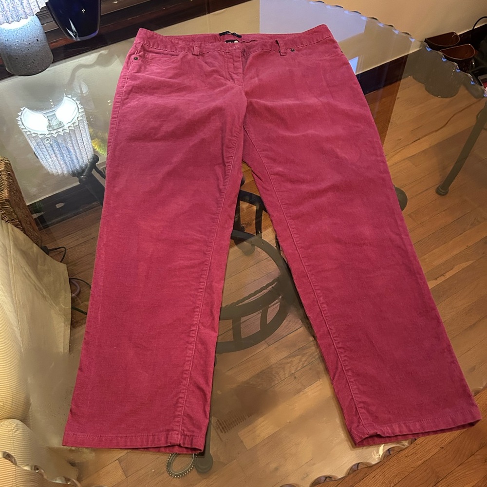Lands End Pink Corduroys
